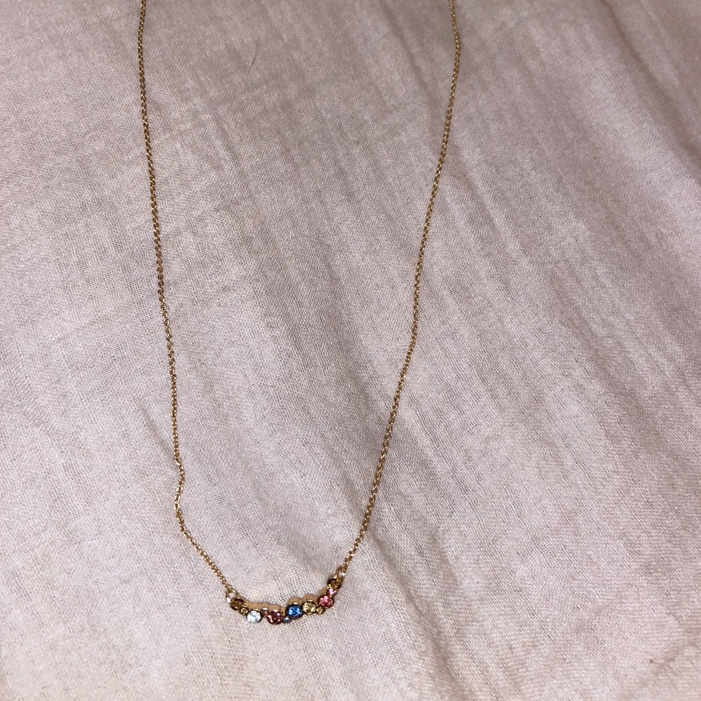 gold necklace